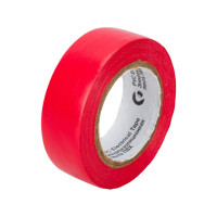 Изолента REDMARK 19 мм х 10 м, цв. красный RM19R10