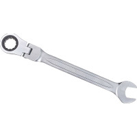 Набор рожково-накидных ключей с трещоткой и шарниром HOEGERT TECHNIK 14шт HT7G147