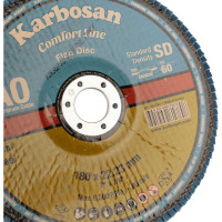 Диск лепестковый (180х22 мм; Р60) Karbosan KAR-981780
