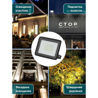 Прожектор светодиодный уличный ЭРА LPR-023-0-40K-030 30Вт 4000K IP65 Б0052031