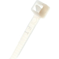 Кабельный хомут duwi нейлон, 100x2,5 мм, белый, 100 шт. 30255 1