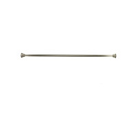 Карниз для ванны Bath Plus 122Х218 DECOR COLLEC матовое серебро DC007