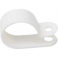 Нейлоновая крепежная скоба TDM ELECTRIC СКН-20, белая, 100 шт. SQ0514-0206