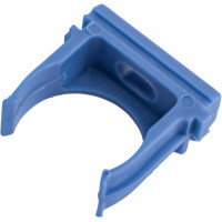 Крепеж-клипса для трубы TDM ELECTRIC ПНД 25 мм, синяя, 10 шт. SQ0405-0133