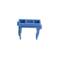 Крепеж-клипса для трубы TDM ELECTRIC ПНД 25 мм, синяя, 10 шт. SQ0405-0133