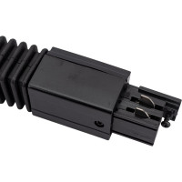Гибкий соединитель для шинопроводов Uniel трехфазный BLACK 1 POLYBAG UBX-A24 9772
