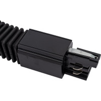 Гибкий соединитель для шинопроводов Uniel трехфазный BLACK 1 POLYBAG UBX-A24 9772
