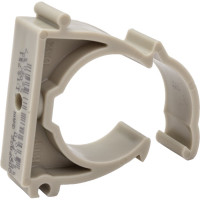 Опора для труб RTP одинарная, с защелкой, D32, серая 19751