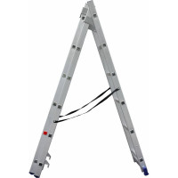 Трехсекционная алюминиевая лестница SMARTY 3х6 SN011-306