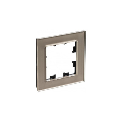 Рамка Systeme Electric AtlasDesign NATURE стекло шампань 1-ая ATN320501