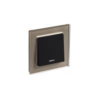 Рамка Systeme Electric AtlasDesign NATURE стекло шампань 1-ая ATN320501