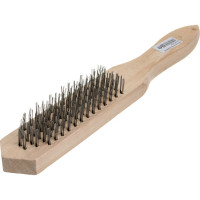 Ручная щетка SAMGRUPP с деревянной ручкой, по металлу, 6 рядов SAMC-094010006