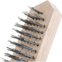 Ручная щетка SAMGRUPP с деревянной ручкой, по металлу, 6 рядов SAMC-094010006