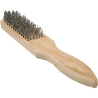 Ручная щетка SAMGRUPP с деревянной ручкой, по металлу, 6 рядов SAMC-094010006