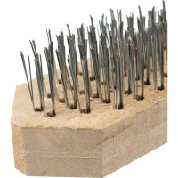 Ручная щетка SAMGRUPP с деревянной ручкой, по металлу, 6 рядов SAMC-094010006