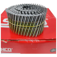 Барабанные гвозди Senco 2.3x60 Ring HDG, ершеные, горячий цинк, 2400 шт. EL24ASBHR