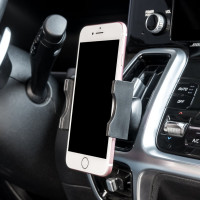 Держатель телефона SKYWAY на дефлектор (шир.58-92мм), черный S00301044