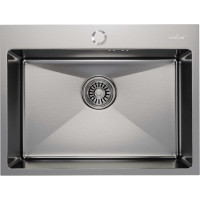 Настольная мойка MIXLINE PRO 60x45, 3 мм, выпуск 3 1/2, 22 см, с сифоном, сатин 547235