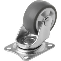 Мебельное колесо А5 поворотное 60025L (25мм; 15 кг) 1005501