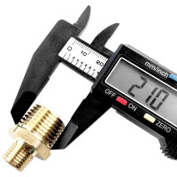 Ниппель латунный переходной пневмо 1/2"НР - 1/4"НР Профитт 9276263