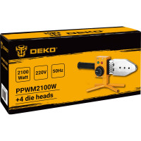 Аппарат для сварки полипропиленовых труб DEKO 4 насадки (20-40 мм) PPWM2100W 063-4247
