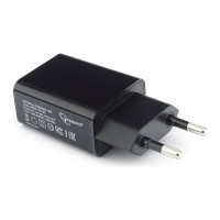 Адаптер питания Cablexpert 100/220V - 5V USB 1 порт, 2A, черный MP3A-PC-25