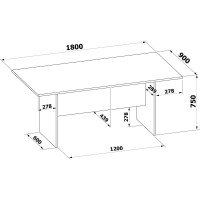 Приставной стол СОКОЛ венге СПР-05 СПР05В5