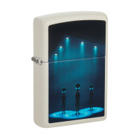 Зажигалка Zippo Aliens Design с покрытием Glow In The Dark Green, 38x13x57 мм 49487
