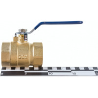 Шаровой кран ZOX 1 1/2'' вн/вн., рукоятка 520860