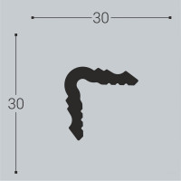 Угол bello deco XPS У 2 30x30 мм 00-00104202