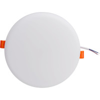 Встраиваемый безрамочный круглый светодиодный светильник IONICH 24Вт 1900Лм 230В 4000K 170мм IP20 1592