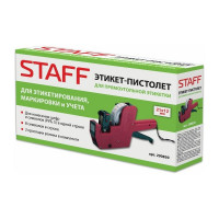 Этикет-пистолет STAFF 1-строчный, 8 символов, 21х12 мм, этикетка 123568-123568 EVERYDAY 290830
