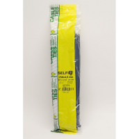 Стяжки SapiSelco металлодетектируемые, самозатухающие, синего цвета, 4.5x250 мм, полиамид 6.6, уп. 100 шт. DET.11.2124R