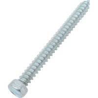 Саморез КВАДРА DIN 7976, 5.5x55, цинк, 6-гр. голова, острый, кор. 100 шт. 765555003100