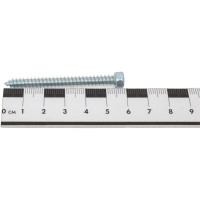 Саморез КВАДРА DIN 7976, 5.5x55, цинк, 6-гр. голова, острый, кор. 100 шт. 765555003100