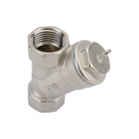 Сетчатый фильтр STI латунный Y-образный Ду15 Ру20 муфтовый уплотнение фторопласт D260-00667 412