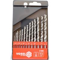 Набор сверл HSS (13 шт; 2-8 мм) VOREL 21998