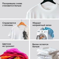 Концентрированный биоразлагаемый универсальный гипоаллергенный порошок SYNERGETIC 50 стирок 4607971450726 109005