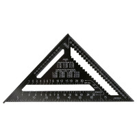 Угольник Sturm 300мм, алюминиевый сплав, чёрная оксидация, белая шкала,  2020-07-300