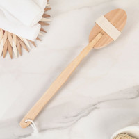 Банная щетка на ручке Сималенд натуральная щетина 586035