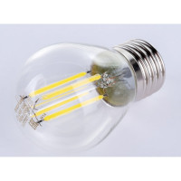 Светодиодная нитевидная прозрачная лампа Фарлайт шар G45 11 Вт 6500 К Е27 FAR000193