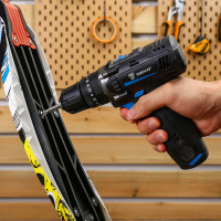 Ударная аккумуляторная дрель-шуруповерт DEKO GCD12DU SET4 в кейсе + оснастка 13 шт, 12В, 2x2.0Ач 063-4038