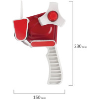 Диспенсер для клейкой упаковочной ленты STAFF EVERYDAY ширина ленты до 50мм, пластик 440124