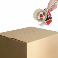 Диспенсер для клейкой упаковочной ленты STAFF EVERYDAY ширина ленты до 50мм, пластик 440124