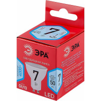 Светодиодные лампочки ЭРА RED LINE LED MR16-7W-840-GU10 R GU10 7Вт софит, нейтральная белая Б0049640