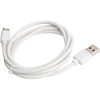 Кабель для зарядки Nord-Yada Android USB-TYPE C 3А 1м белый (PVC) 908962
