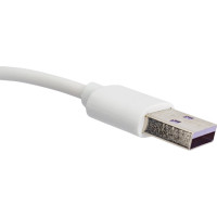 Кабель для зарядки Nord-Yada Android USB-TYPE C 3А 1м белый (PVC) 908962
