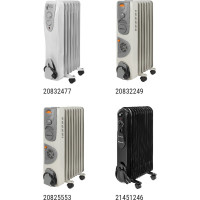 Масляный обогреватель TDM ELECTRIC МО-11ТВ, 2500 Вт, 11 секций, вентилятор, регулировка мощности 1000/1500/2500+400 Вт, термостат, SQ2501-0913