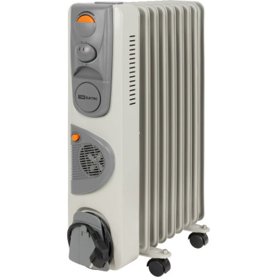 Масляный обогреватель TDM ELECTRIC МО-9ТВ, 2000 Вт, 9 секций, вентилятор, регулировка мощности 800/1200/2000+400 Вт, термостат, SQ2501-0912