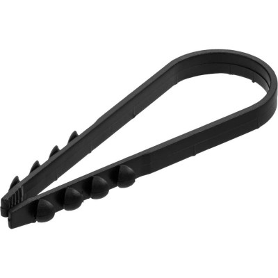 Дюбель-хомут для круглого кабеля TDM ELECTRIC ДХК-25, 19-25 мм, нейлон, черный, 100 шт. SQ0539-0006